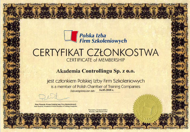 certyfikat pifs